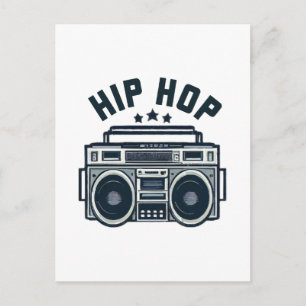 Hip hop postcard