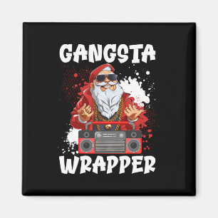 Hip Hop Santa Claus Gangster Christmas Gangsta Wra Magnet