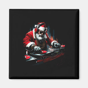 Hip Hop Santa Dj Christmas 1 Magnet