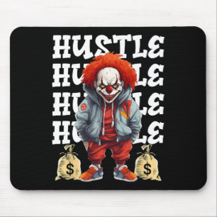 Hip Hop Scary Clown Hustle Money Urbyn Streetwear Mouse Pad