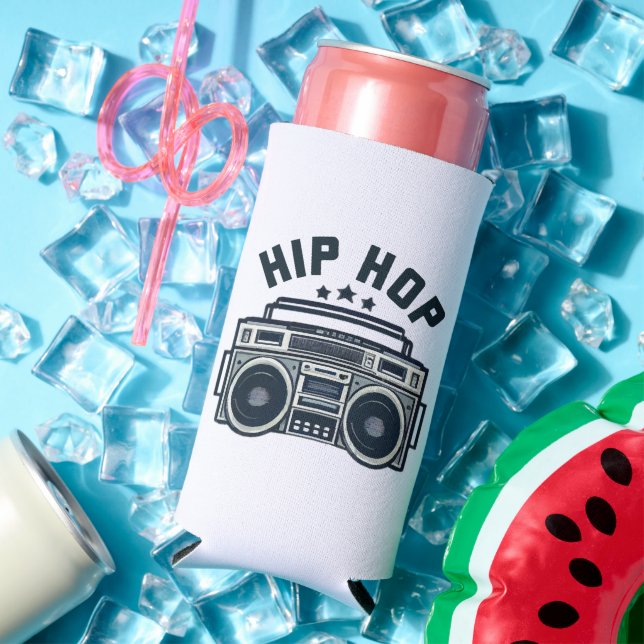 Hip hop seltzer can cooler (In Situ Summer)
