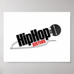 HIP HOP SISTERS LOGO POSTER