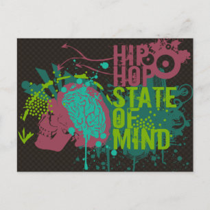 Hip Hop State of Mind Postcard