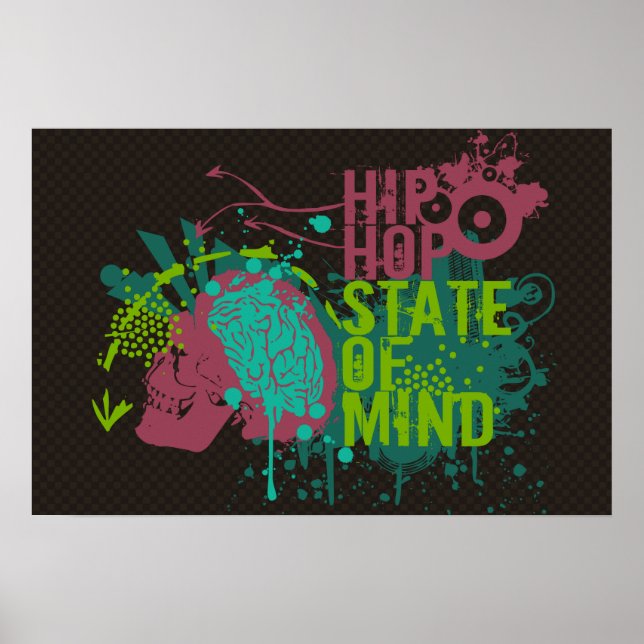 Hip Hop State of Mind Poster (Front)