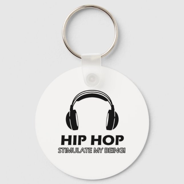 hip hop stimulate me key ring (Front)