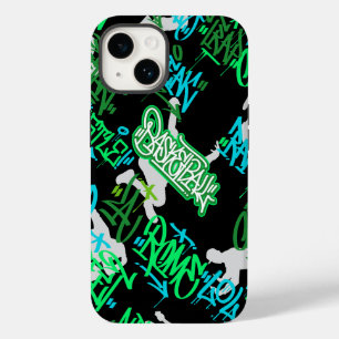 Hip Hop Street Arts Pattern Black BG Case-Mate iPhone 14 Case