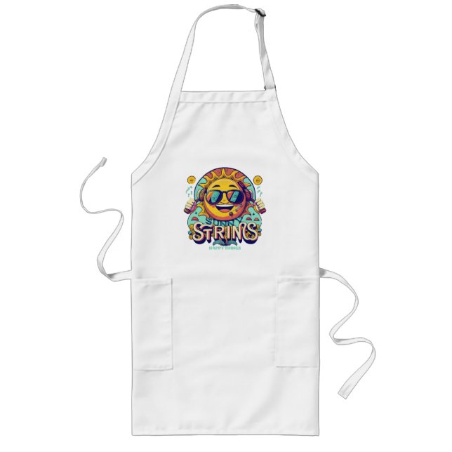 hip hop sun long apron (Front)