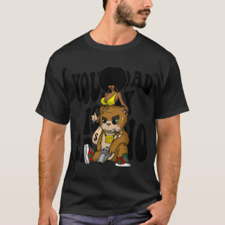 Hip Hop Teddy Bear Gangster Rap Hustle Hard Get Mo T-Shirt