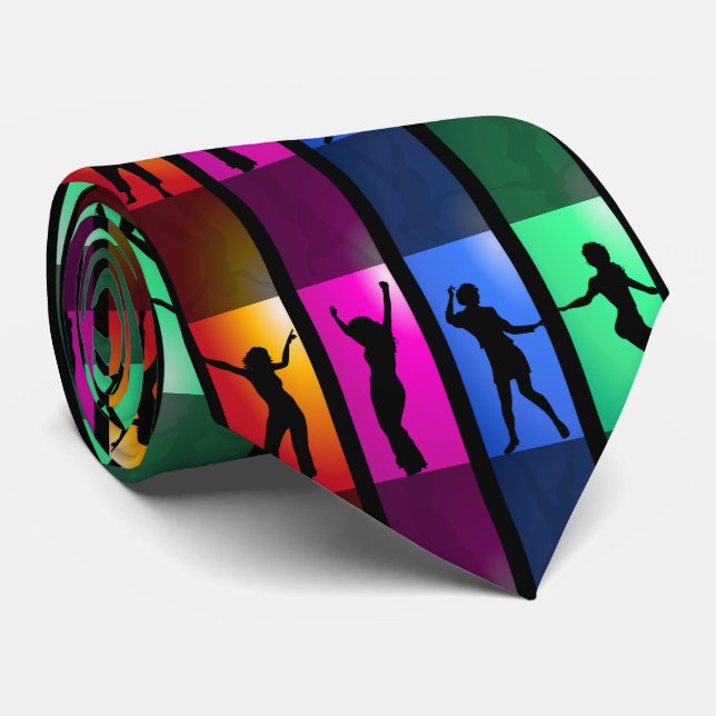Hip Hop Trendy Dancer Tie (Rolled)