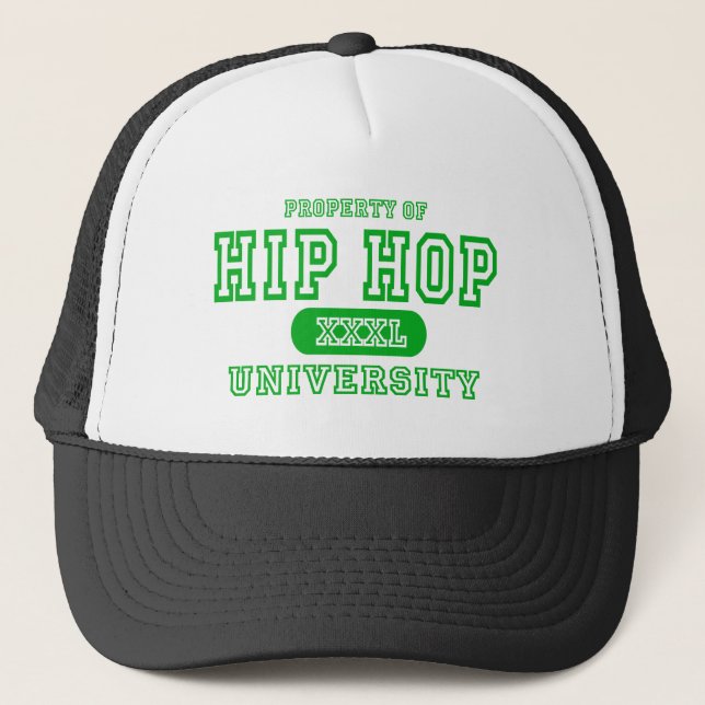 Hip Hop University Trucker Hat (Front)