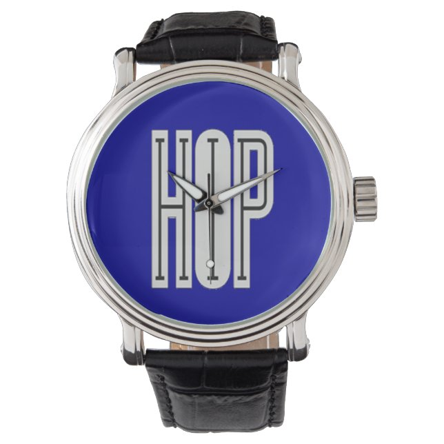 Hip Hop Watch (blue) (Front)