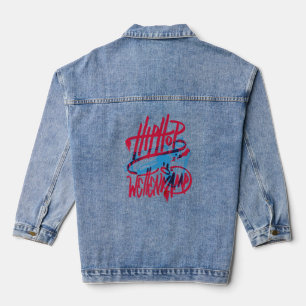 Hip Hop Wellenkamp Dancing Graffiti Music Breakdan Denim Jacket