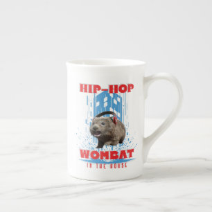 Hip Hop Wombat Funny Music Animal Bone China Mug