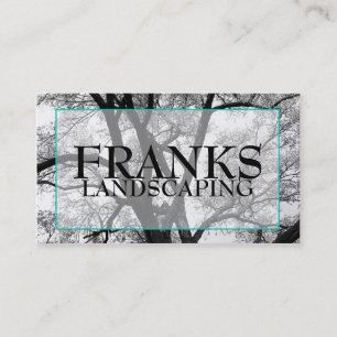 Hip Landscaping Tree Line Business Cards