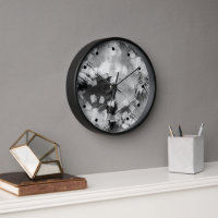 Hip Modern Black Grey White Abstract Geometric Art