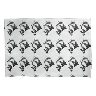Hip Musician Badger Saxophone Customisable Pillowcase