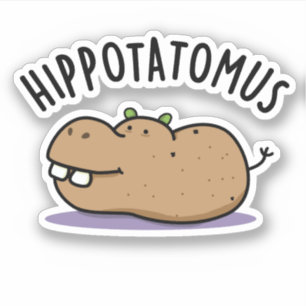 Hip-potato-mus Funny Hippo Pun