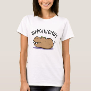 Hip-potato-mus Funny Hippo Pun T-Shirt