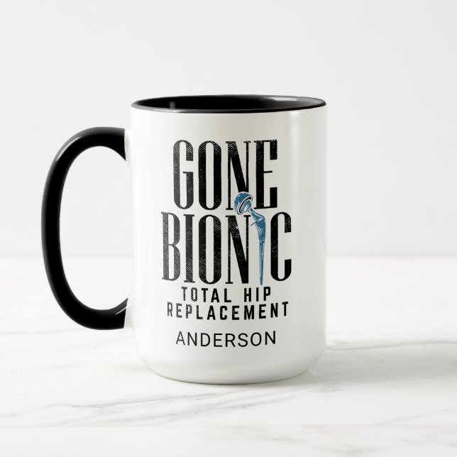 Hip Replacement Celebration Get Well Soon Mug (Left)