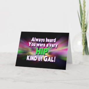 HIP REPLACEMENT GET WELL CARD - FEMALE