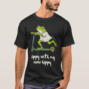 Hip Replacement Surgery Frog Zippy With New Hippy T-Shirt