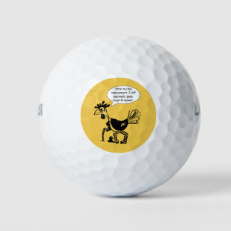 Hip Replacement Surgery - Fun Quote Golf Balls