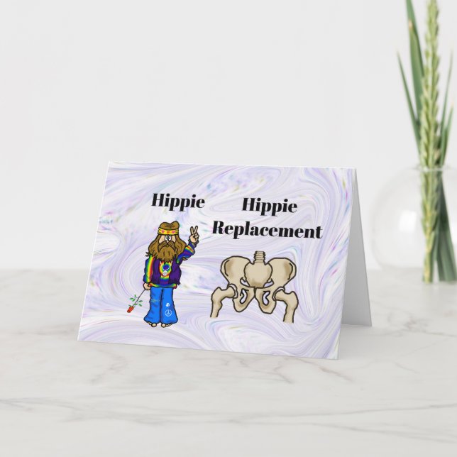 Hip  Replacement Surgery  Get Well Card (Front)