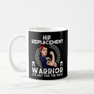 Hip Replacet Warrior Awareness Hip Surgery Coffee Mug