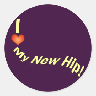Hip Replcement T-shirts Get Well Gifts Classic Round Sticker