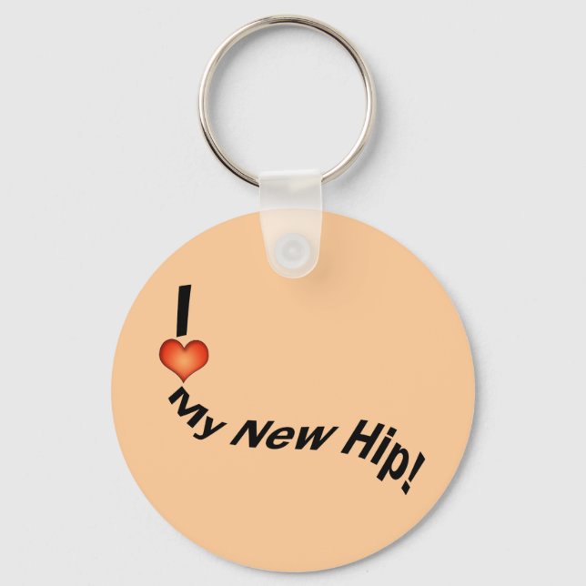 Hip Replcement T-shirts | Get Well Gifts Key Ring (Front)