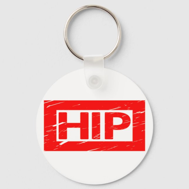 Hip Stamp Key Ring (Front)