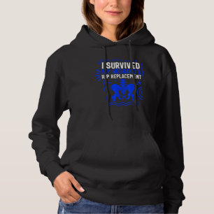 Hip Surgery My Husband's Hip Replacement Bionic Br Hoodie