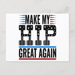 Hip Surgery Postcard