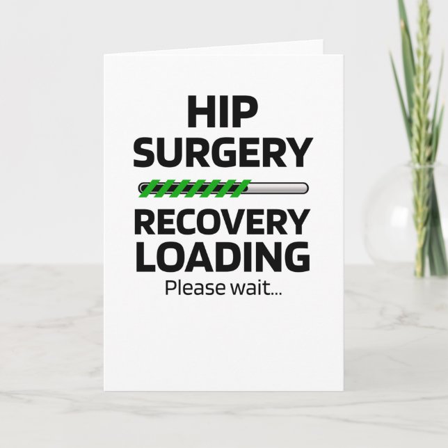Hip Surgery Recovery Gift | Hip Replacement Gift Card (Front)