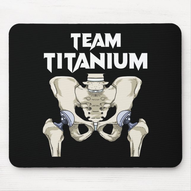 Hip Surgery Recovery Gifts Hippie Hip Replacement Mouse Pad (Front)