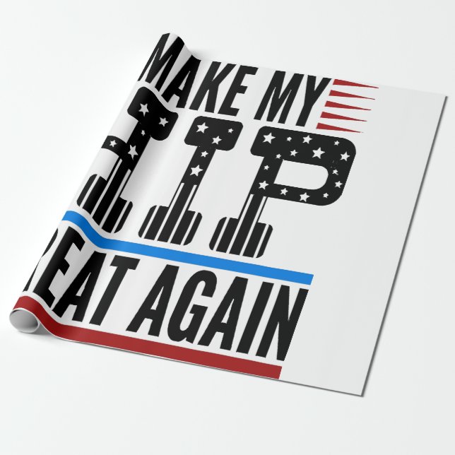 Hip Surgery Wrapping Paper (Unrolled)