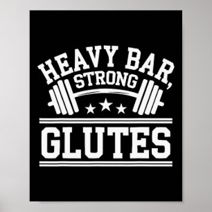 Hip Thrust Exercise Bodybuilding Fitness Workout G Poster