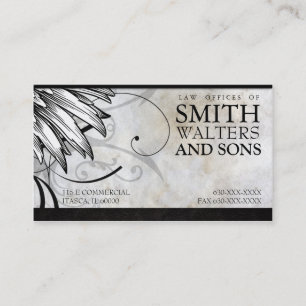 Hip & Urban Attorney Law & Justice Business Cards