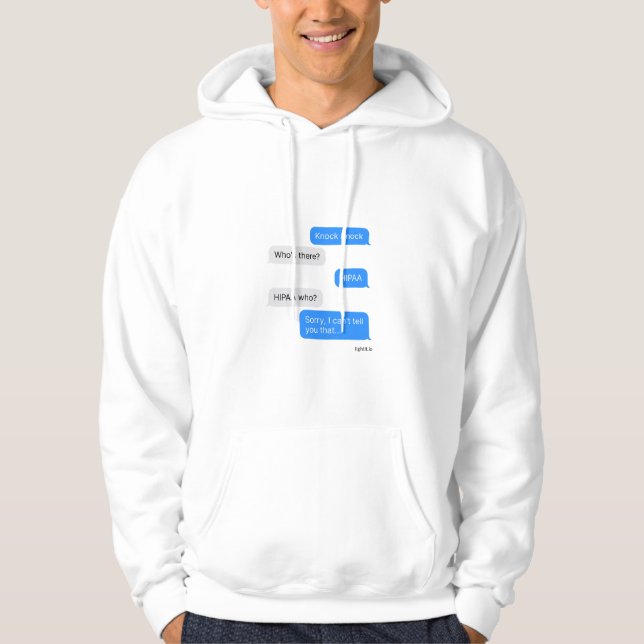 HIPAA Compliant Hoodie (Front)