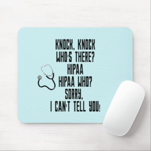 HIPAA Humour Mouse Pad