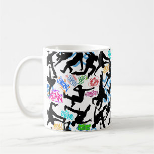 HipHop 50. Dance Pattern Coffee Mug