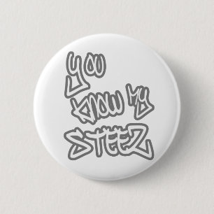 HIPHOP 6 CM ROUND BADGE
