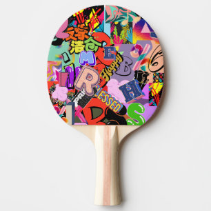 Hiphop ping bong ping pong paddle