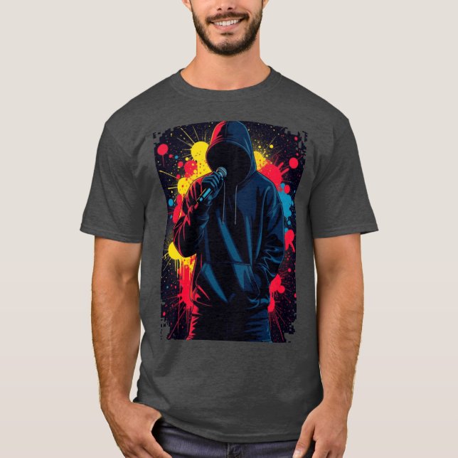 HipHop Streetwear Design Rap Music Culture Apparel T-Shirt (Front)