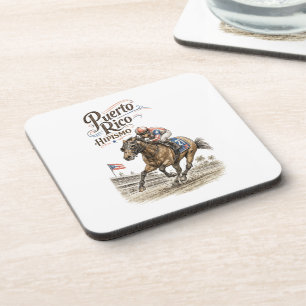 Hipismo Puerto Rico Horse Racing Coaster
