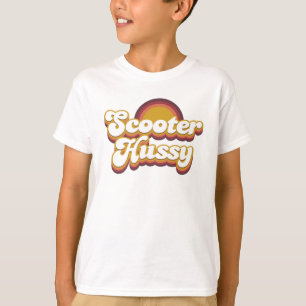 Hippie 1970s Counterculture Scooter Hussy T-Shirt