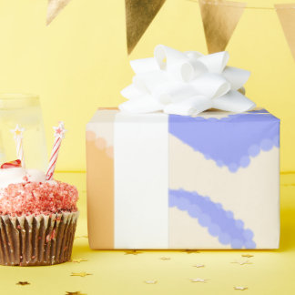 Hippie 70s posters in groovy style wrapping paper