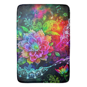Hippie Art Bath Mat