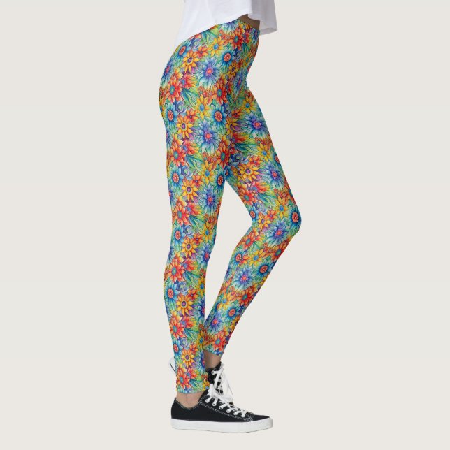 Hippie Art Leggings (Right)