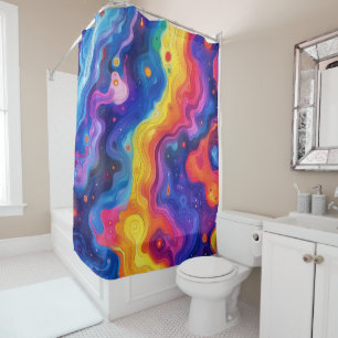 Hippie Art Shower Curtain